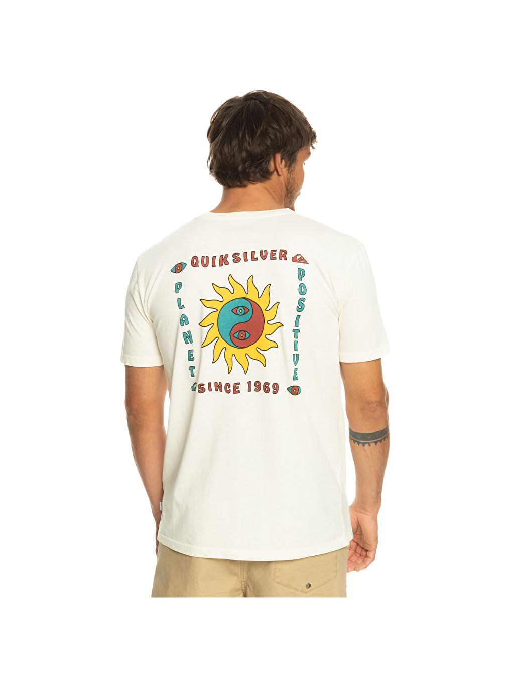 Planetpositive Erkek Bej Tişört-2