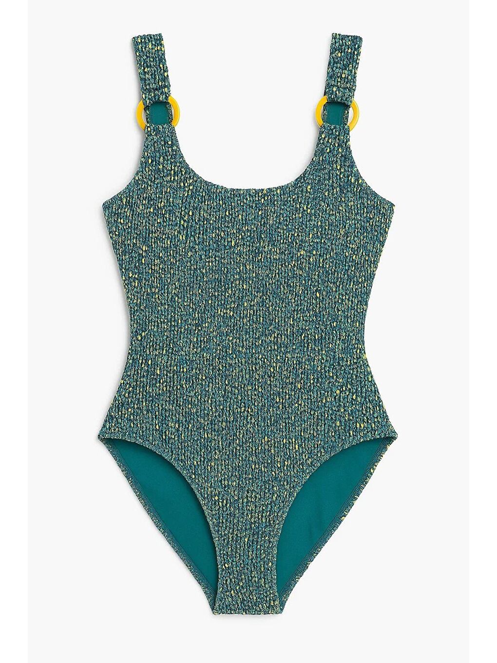 Kadın Lemon Party Desenli Mayo Yeşil