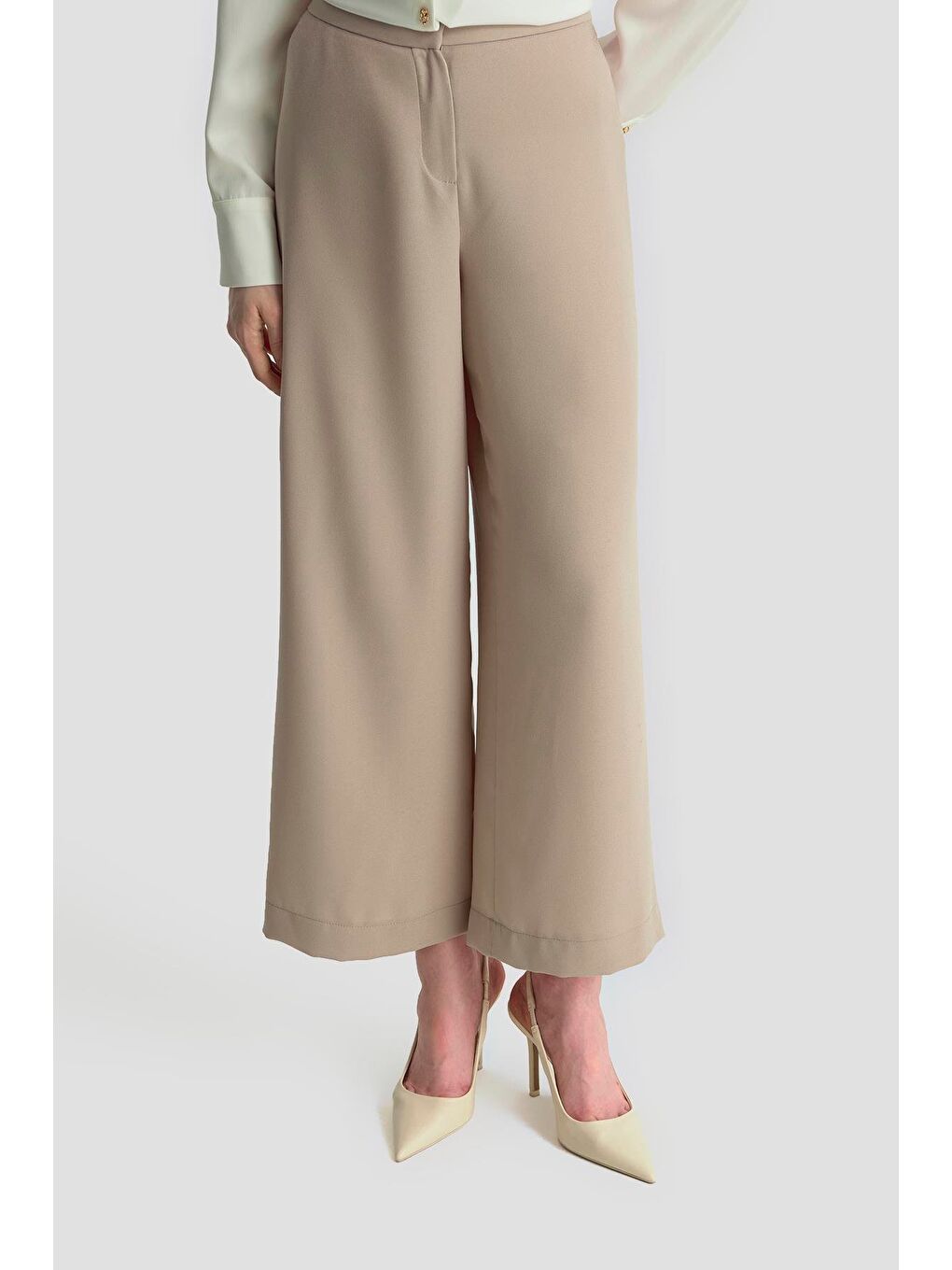 Düz Kesim Pantolon 25Kd1016 Bej-1