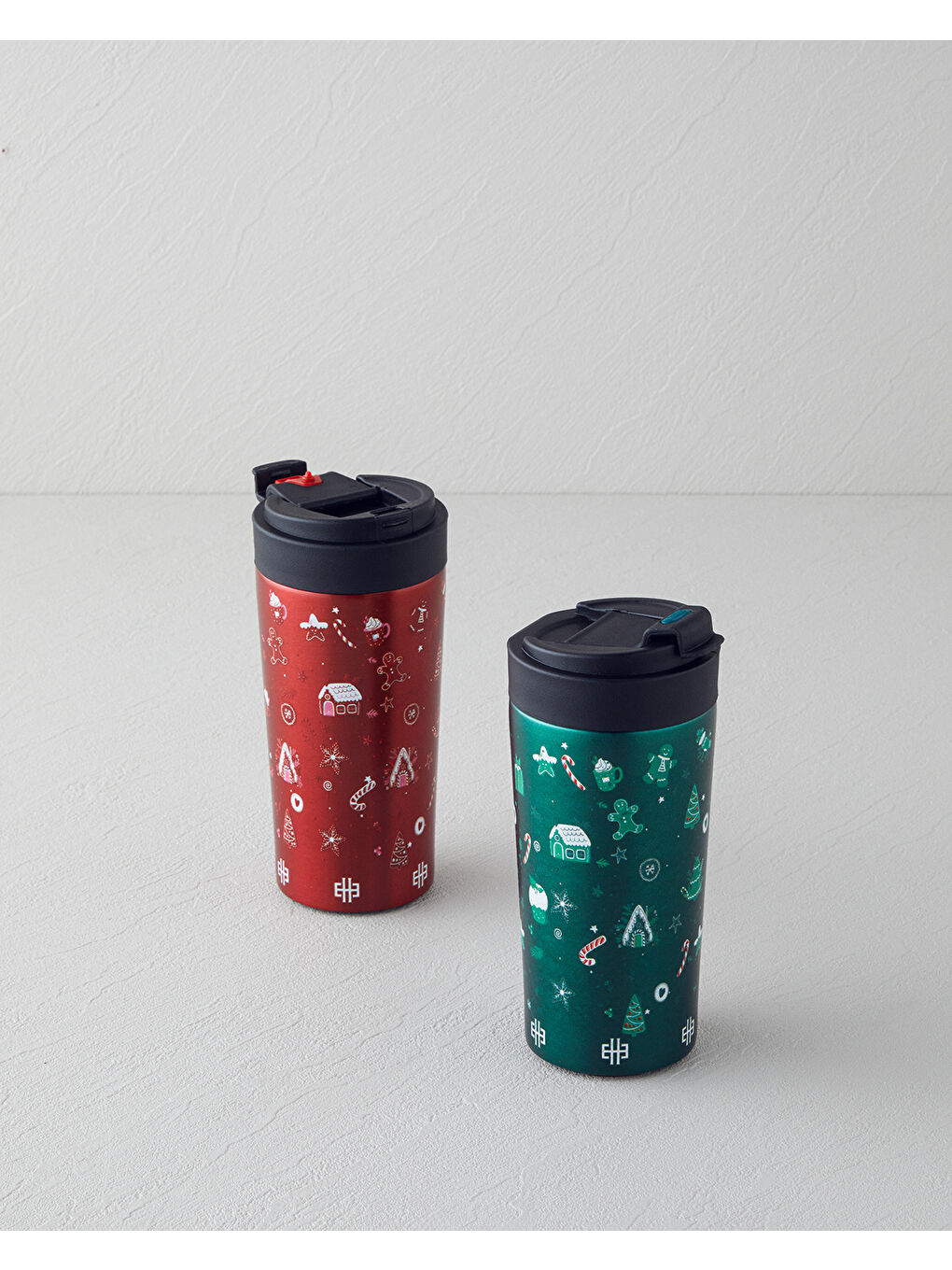 Good Mood New Year Çelik Travel Mug 380 ml Yeşil-3