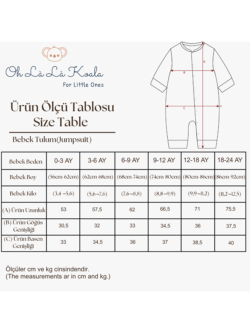 Kahverengi Bonjour Düğmeli Bebek Tulum-2