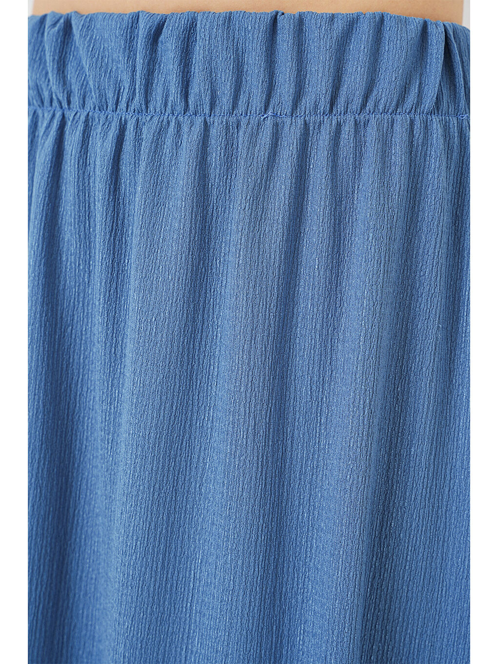 1886 Uzun Örme Etek - İndigo-4