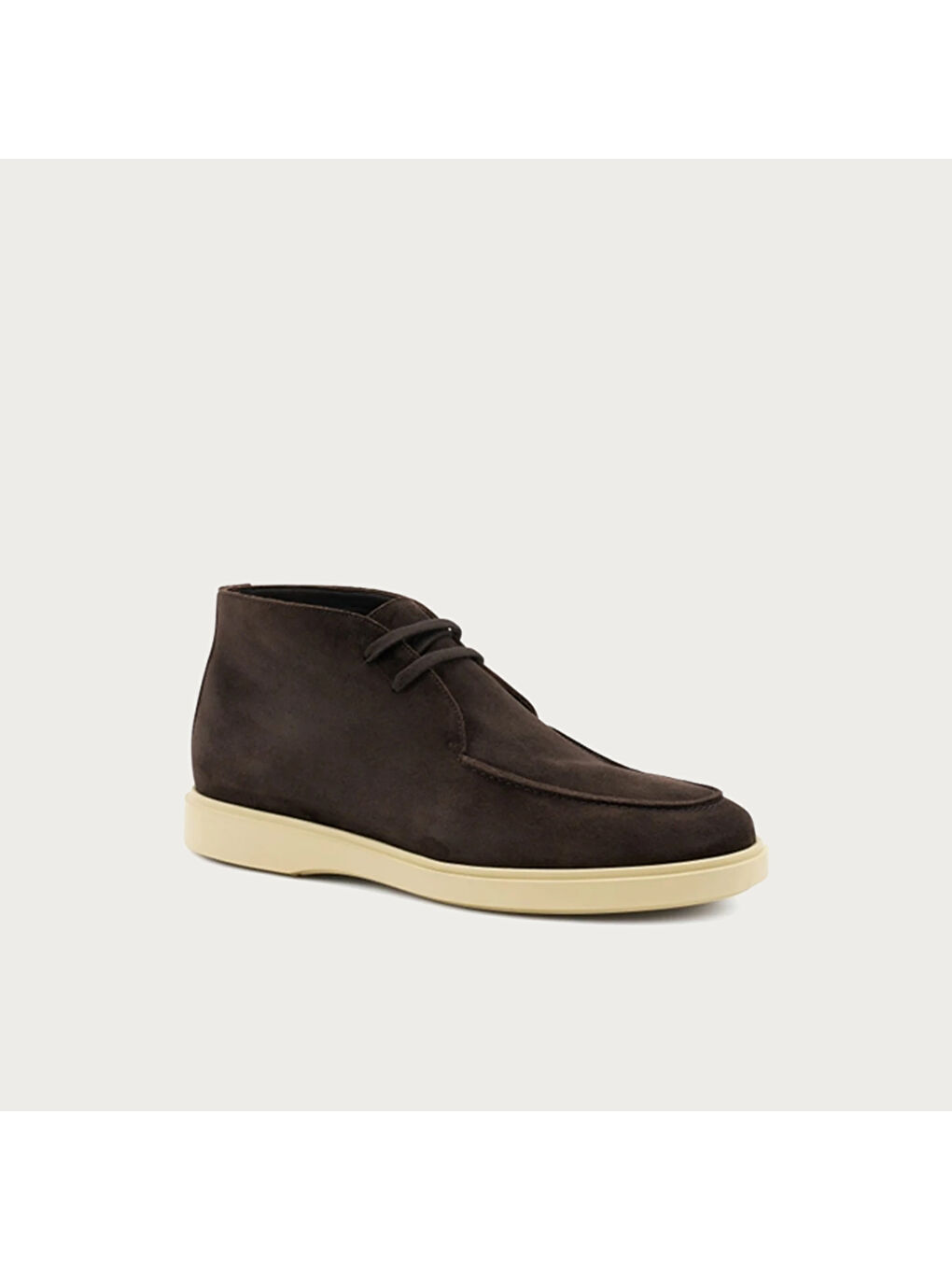 Kahverengi Erkek Bot 20C3 Waxy LACED SHOES PEPEcream (BROWNcream)-1