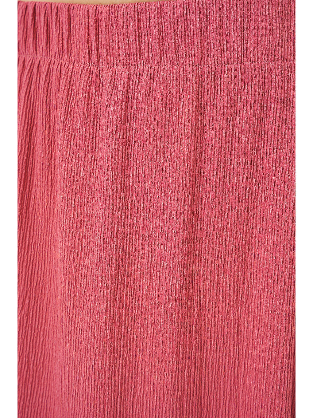 Pembe 1886 Uzun Örme Etek - Gül Kurusu-4