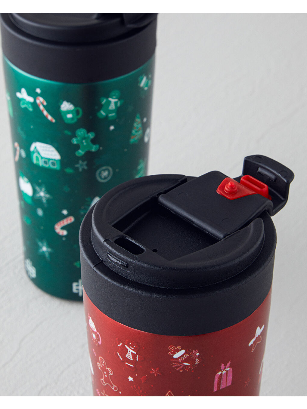 Good Mood New Year Çelik Travel Mug 380 ml Kırmızı-2