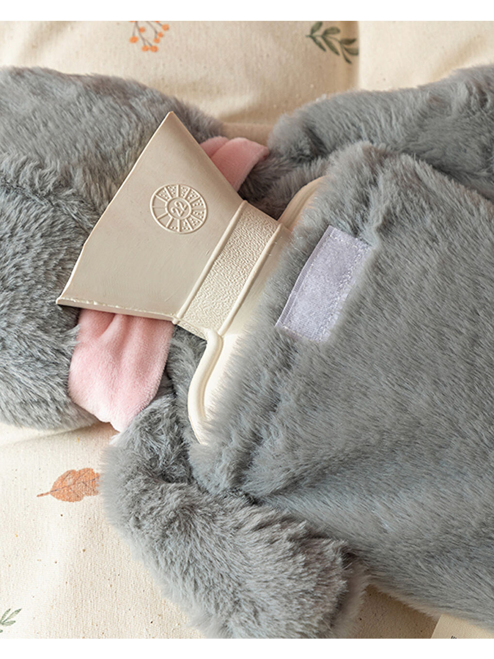 Little Penguin Pelüş Sıcak Su Torbası Ekru-1