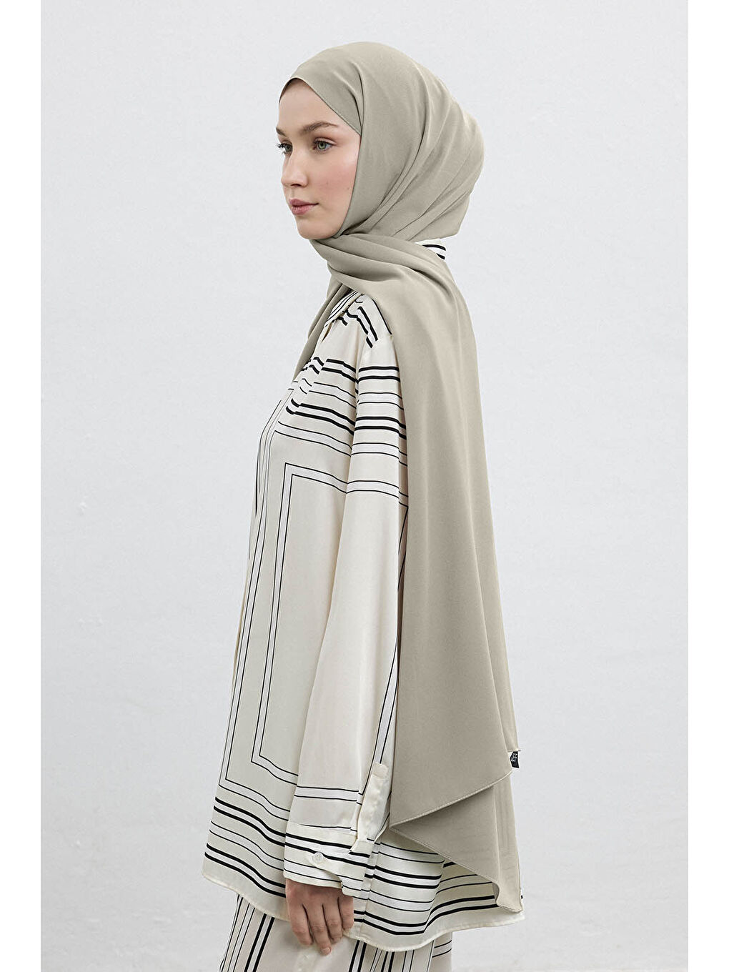Daily Krep Şal Bej-2