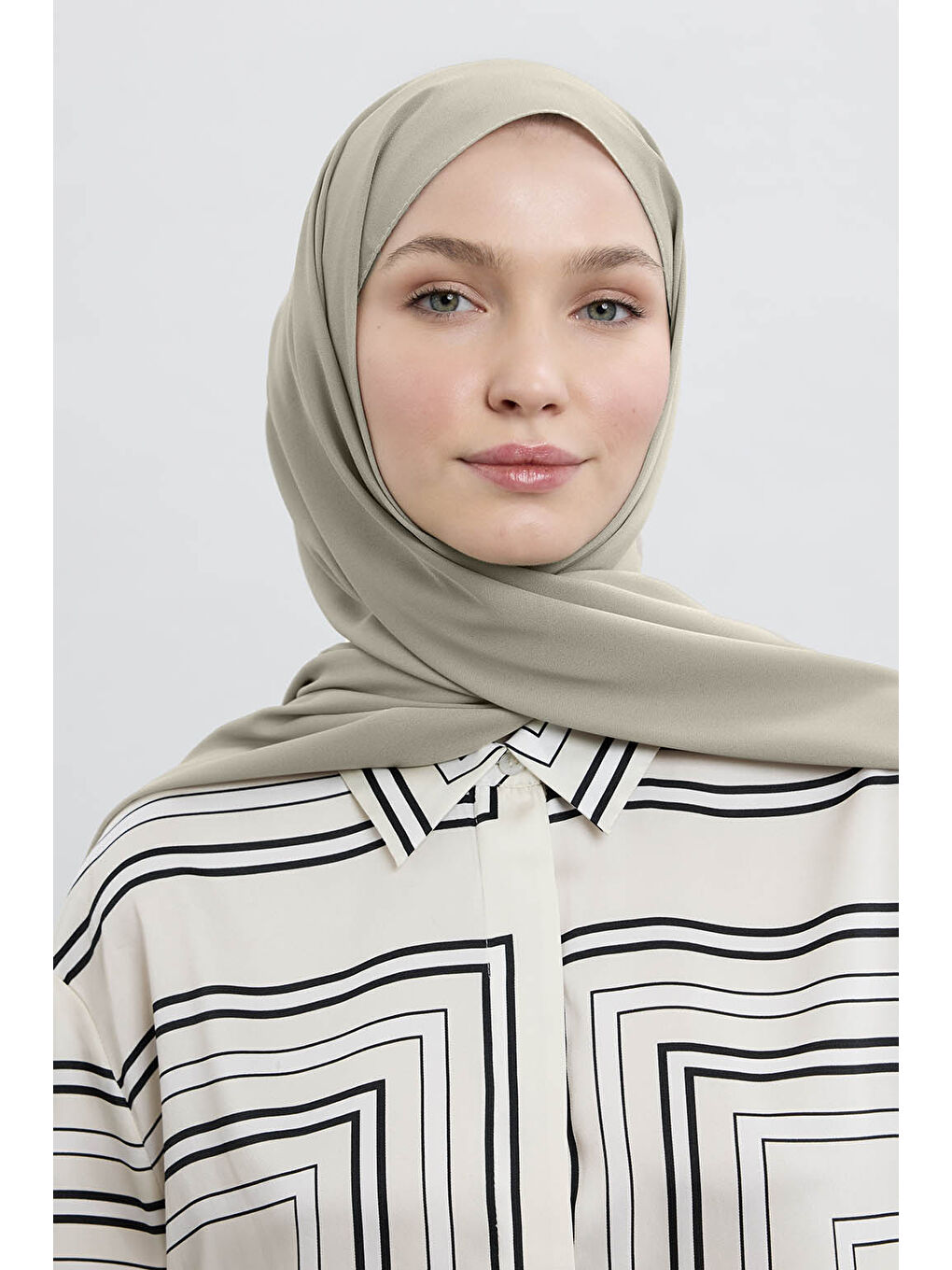 Daily Krep Şal Bej-3