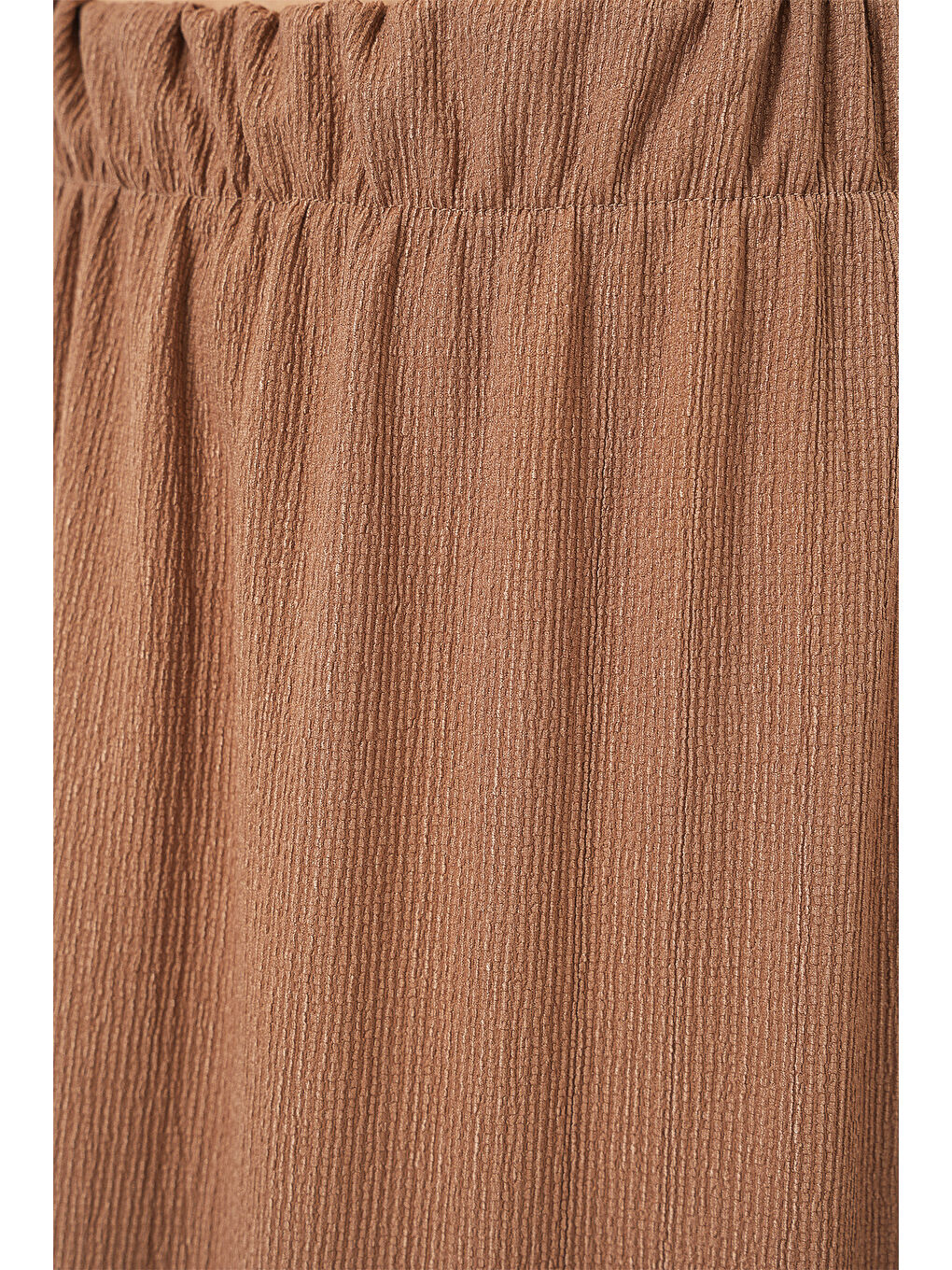 Sarı 1886 Uzun Örme Etek - Camel-5