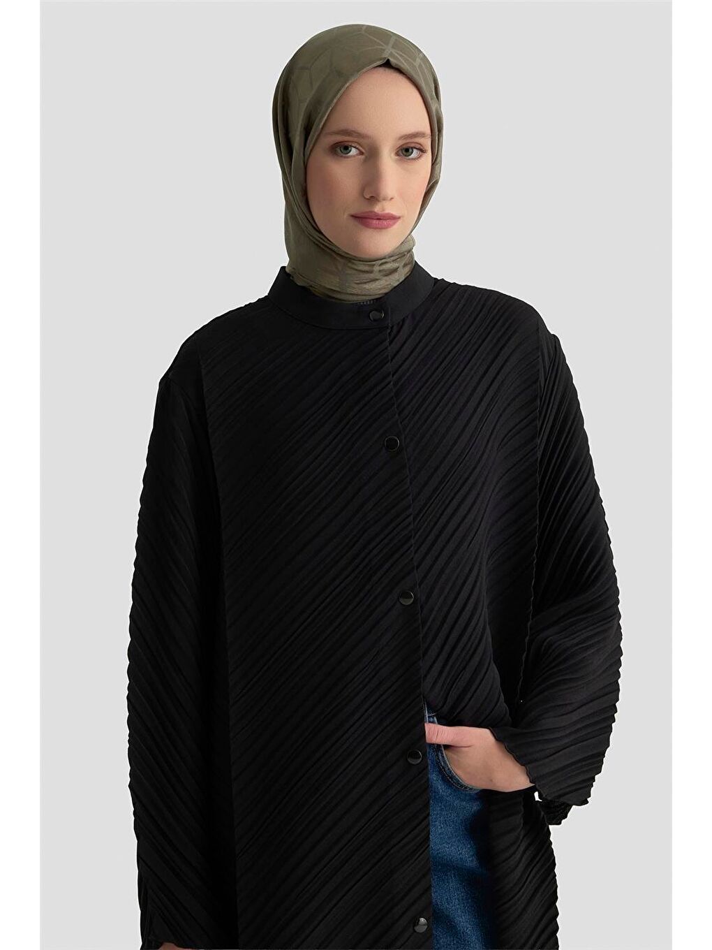 Piliseli Giy Çık 25K5010 Siyah-2