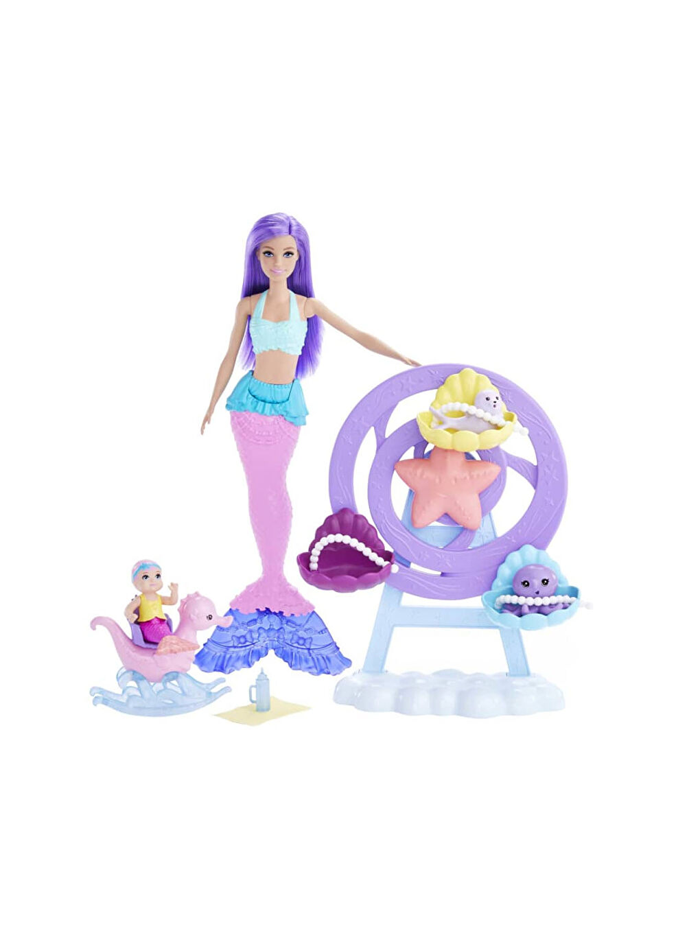 BARBIE Dreamtopia Deniz Kızı Bebek ve Çocuk Oyun Alanı