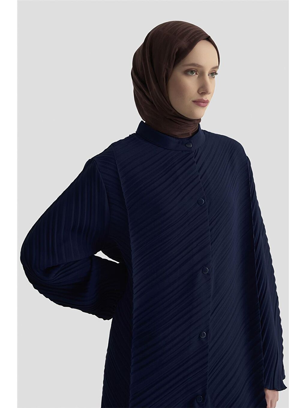 Piliseli Giy Çık 25K5010 Lacivert-3