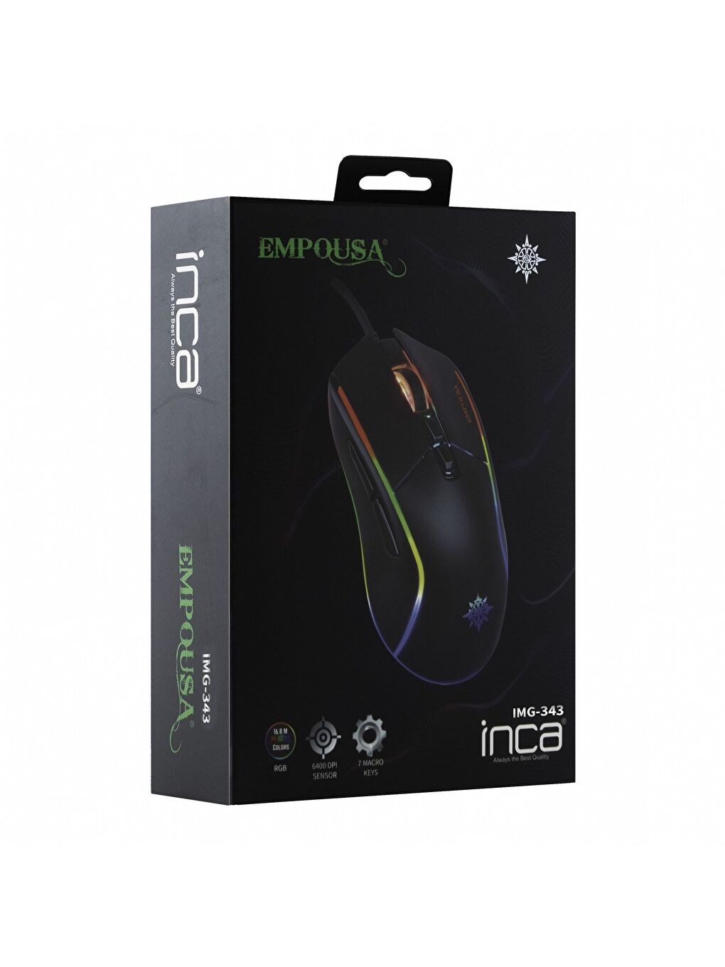 Inca IMG-GT16 GT13 Rgb LED 6400 Dpı Gaming Oyuncu Mouse - 2