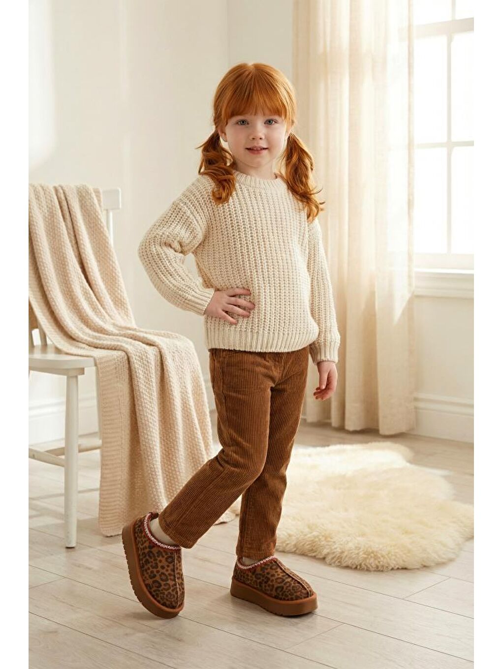 Kahverengi Snie S. Günlük Çocuk Günlük Ayakkabı Bot 2025-2