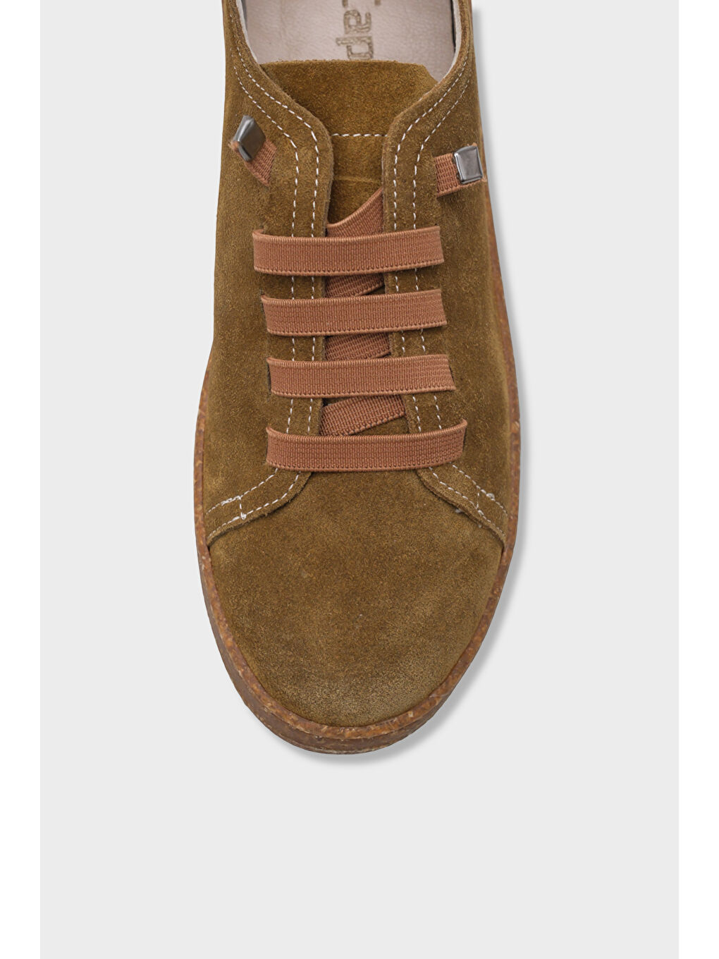 Yeşil Matelda Hakiki Deri Süet Sneaker-2