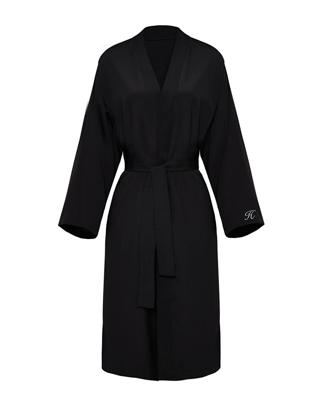 İmza Detaylı Siyah Pareo 5071