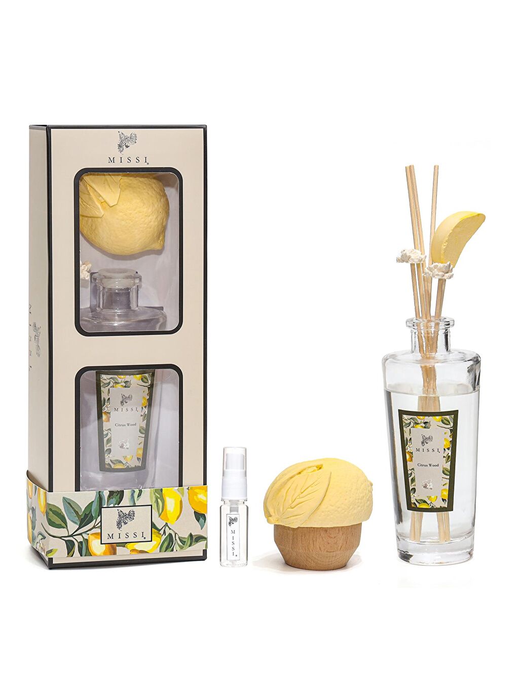 Sarı İkonik Limon Çiçeği Hediye Seti