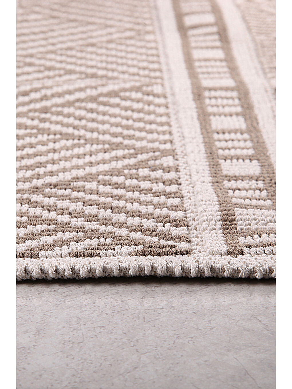 Marina Doğal Pamuklu 2'li Banyo Paspas Seti 60x100+50x60 Cm - Bej-2