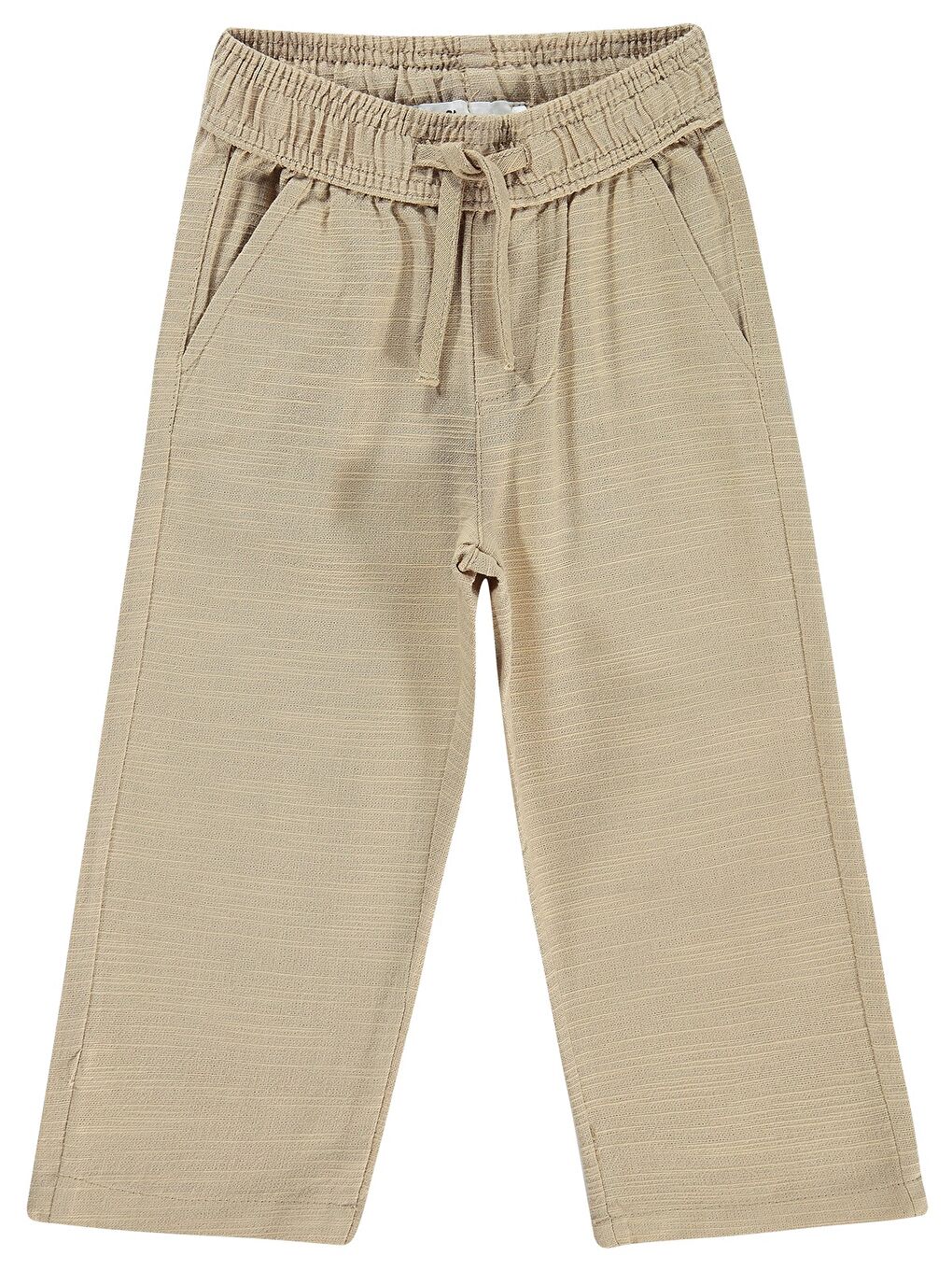 Boys Flamlı Chino 2-5 Yaş Pantolon - Bej