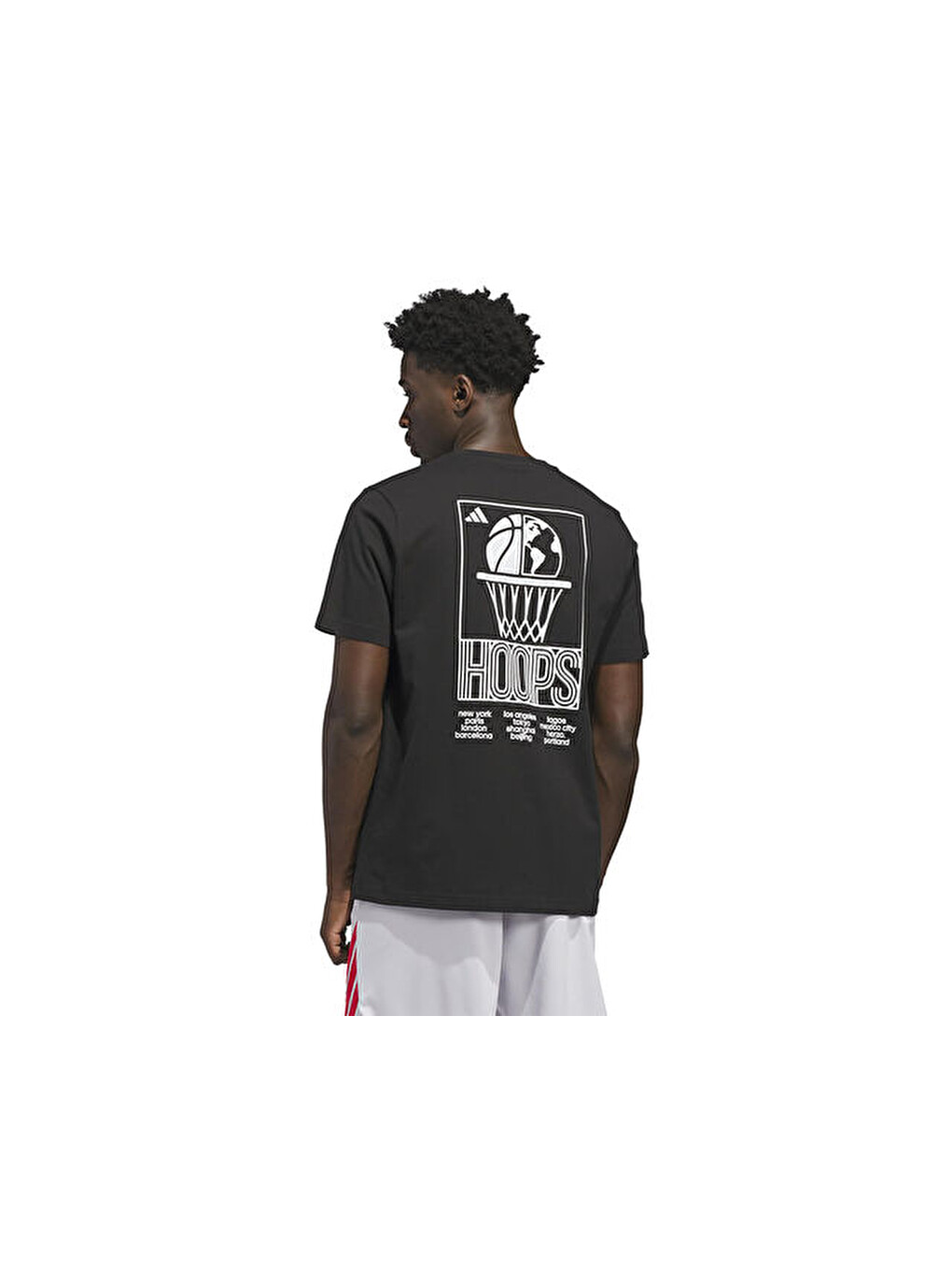 Key City Wrld T Erkek Basketbol Tişörtü Kc9255 Siyah-1