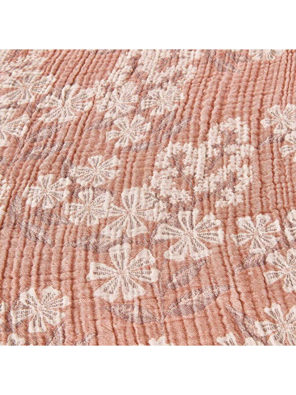 Kahverengi Soft Belloria Tek Kişilik Yatak Örtüsü - Kiremit - 160x255 cm-3