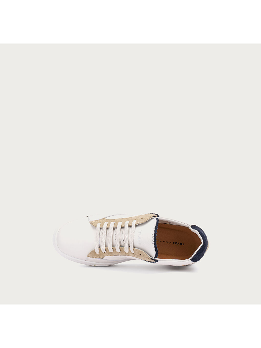 Beyaz Erkek 29M2 LEATHER SNEAKERS WITH DETAILS-3
