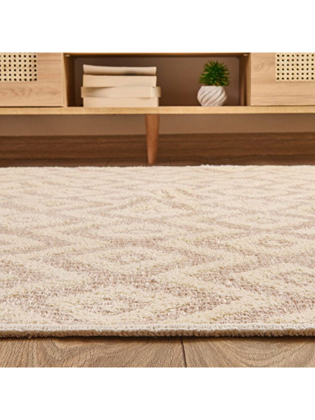 Soft Lomond Halı - Bej - 160x230 cm-3