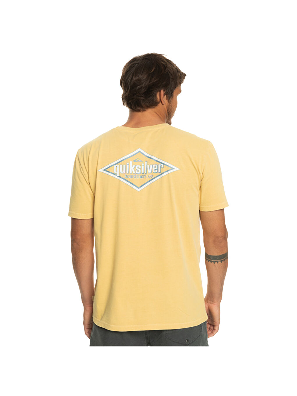 Quikwords Erkek Sarı Tişört-2