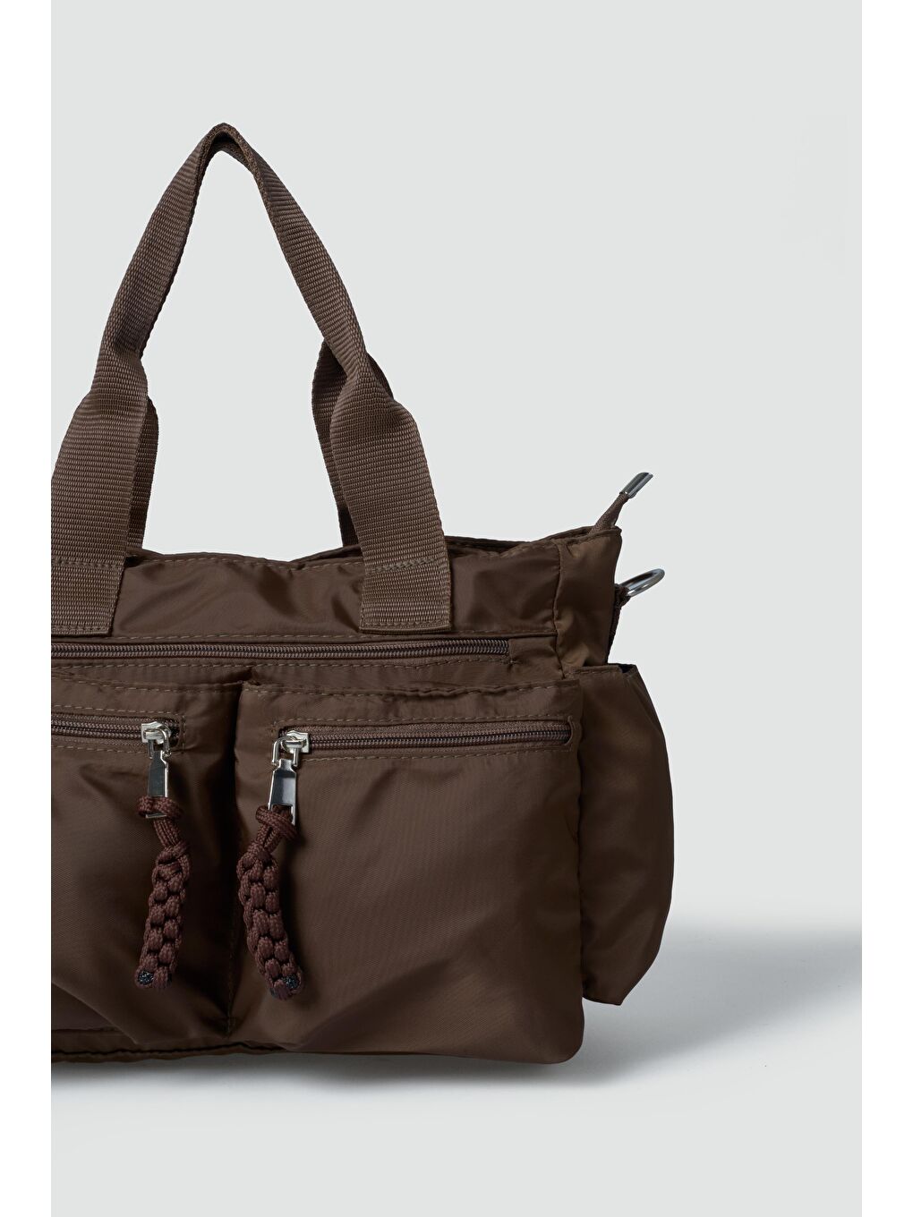 Kahverengi Bones Çok Gözlü El Ve Omuz Çantası Kahve-3