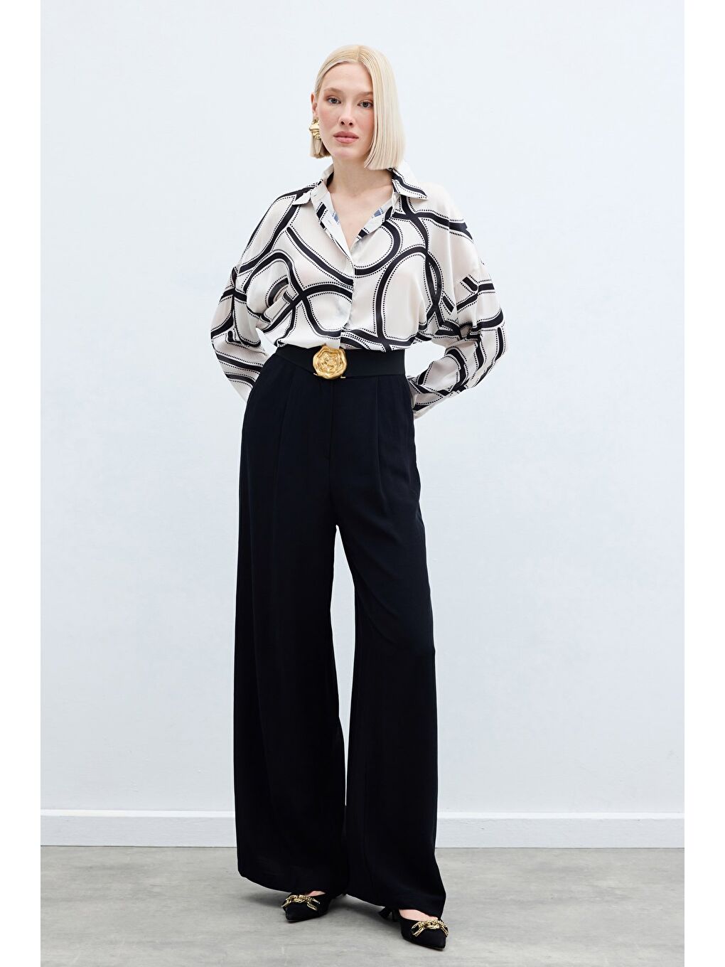 Salaş Gömlek - Ekru-1