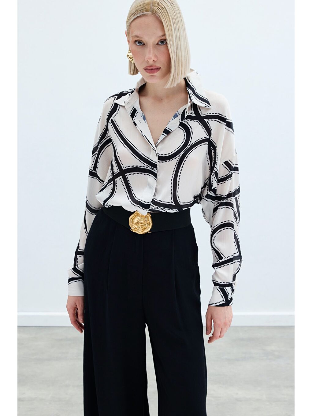 Salaş Gömlek - Ekru-2