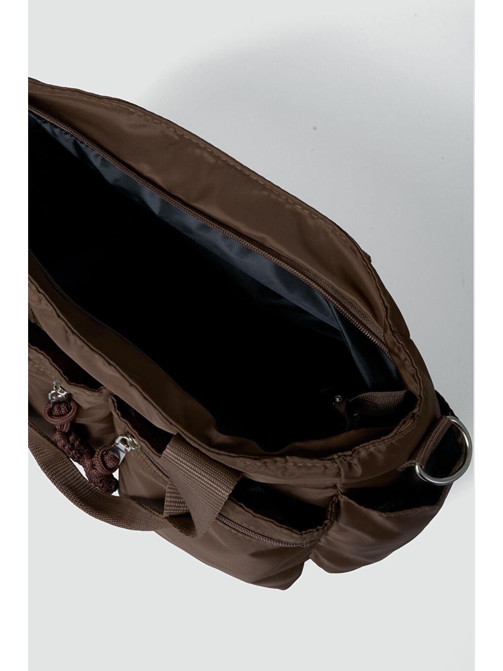 Kahverengi Bones Çok Gözlü El Ve Omuz Çantası Kahve-5