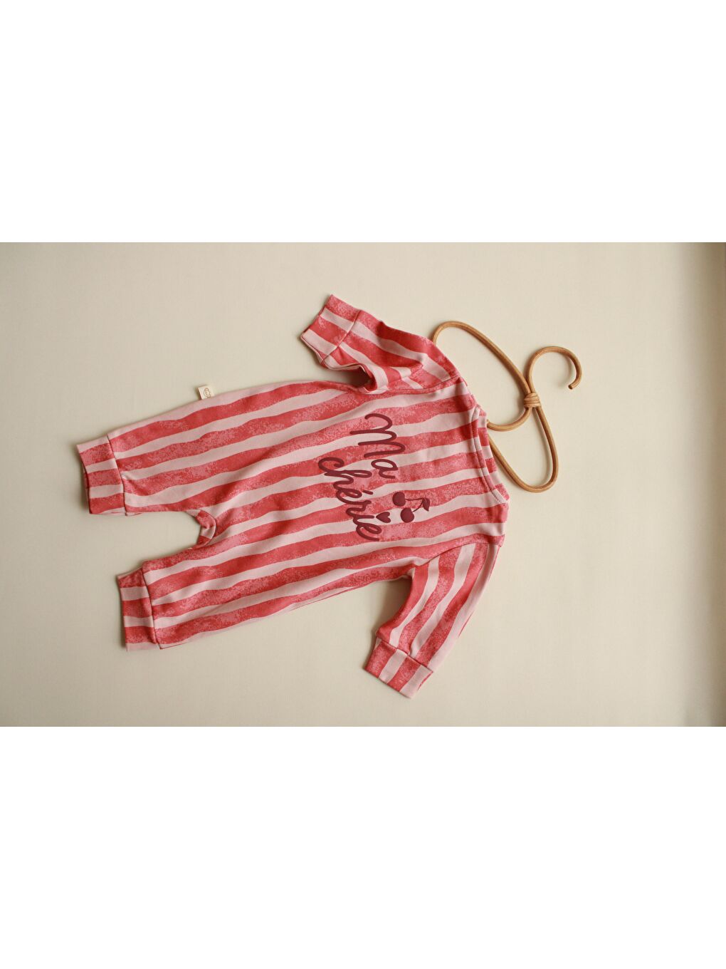 Kırmızı Ma Cherie Soft Line Serisi Tulum-3