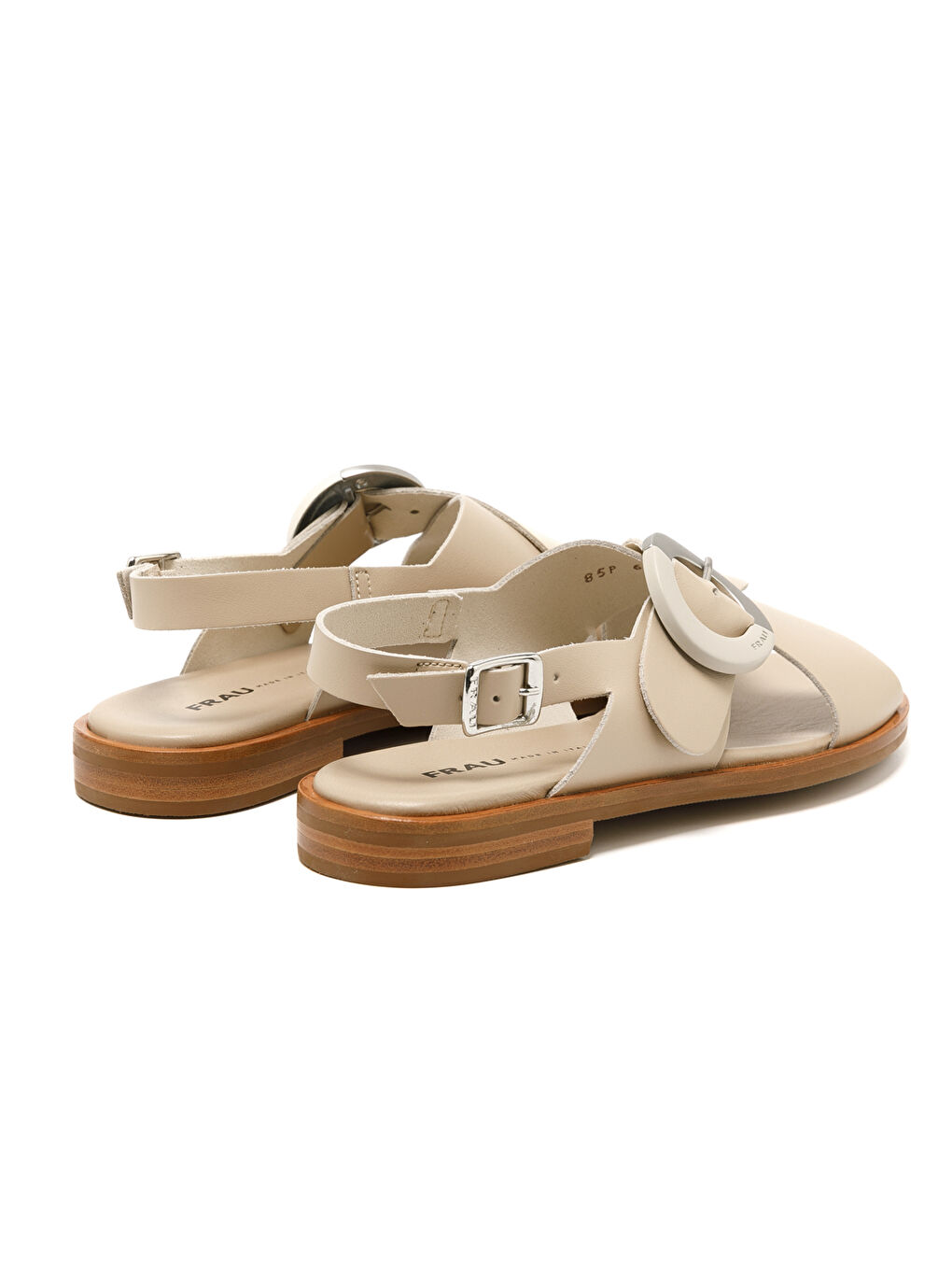 Beyaz Kadın Sandalet 85P6 LONDON-S Oyster-3