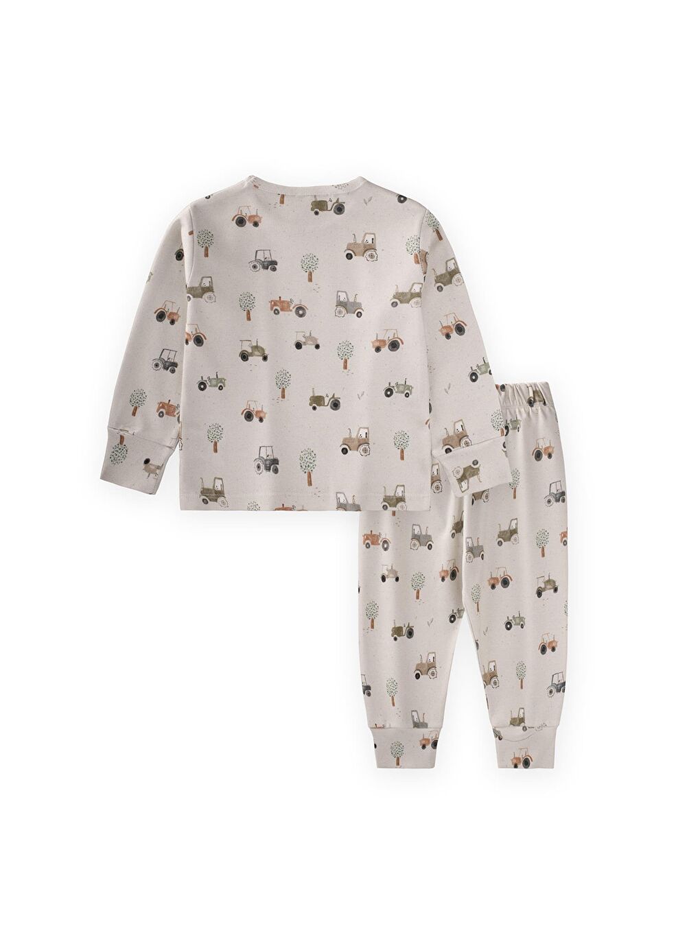 Bej Pijama Takım 1-5 Yaş Taş-1