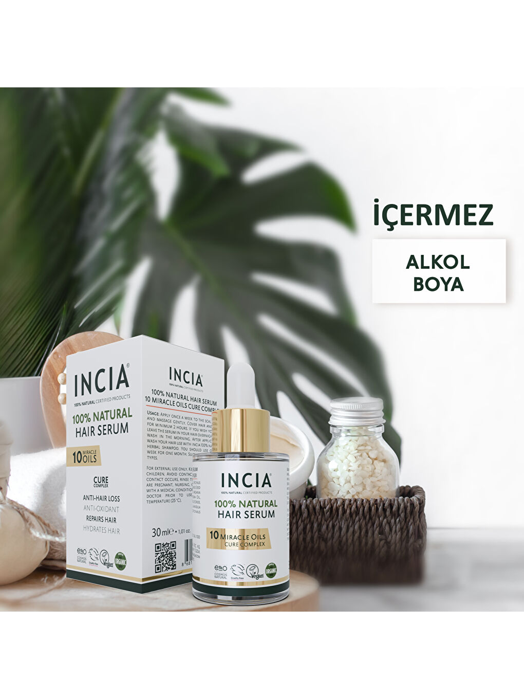 %100 Doğal Saç Bakım Serumu Biberiye Yağı Saç Dökülmesi Karşıtı 10 Değerli Yağ 30 ml-3