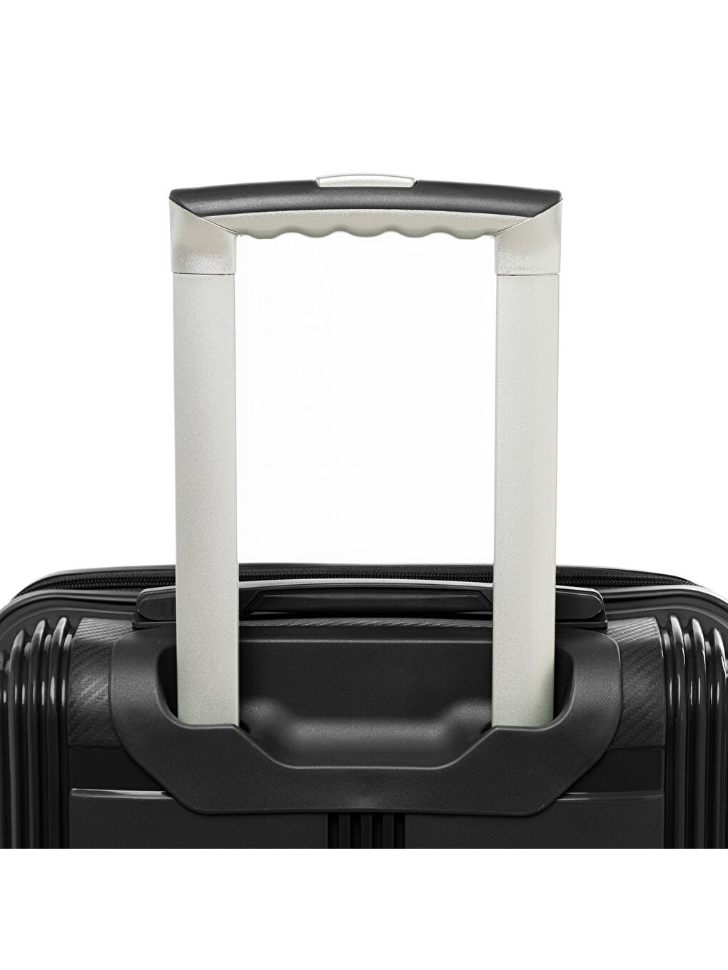 Unisex JMY8101.10 PP Silikon Valiz Küçük Boy 57x35x25cm Siyah-4