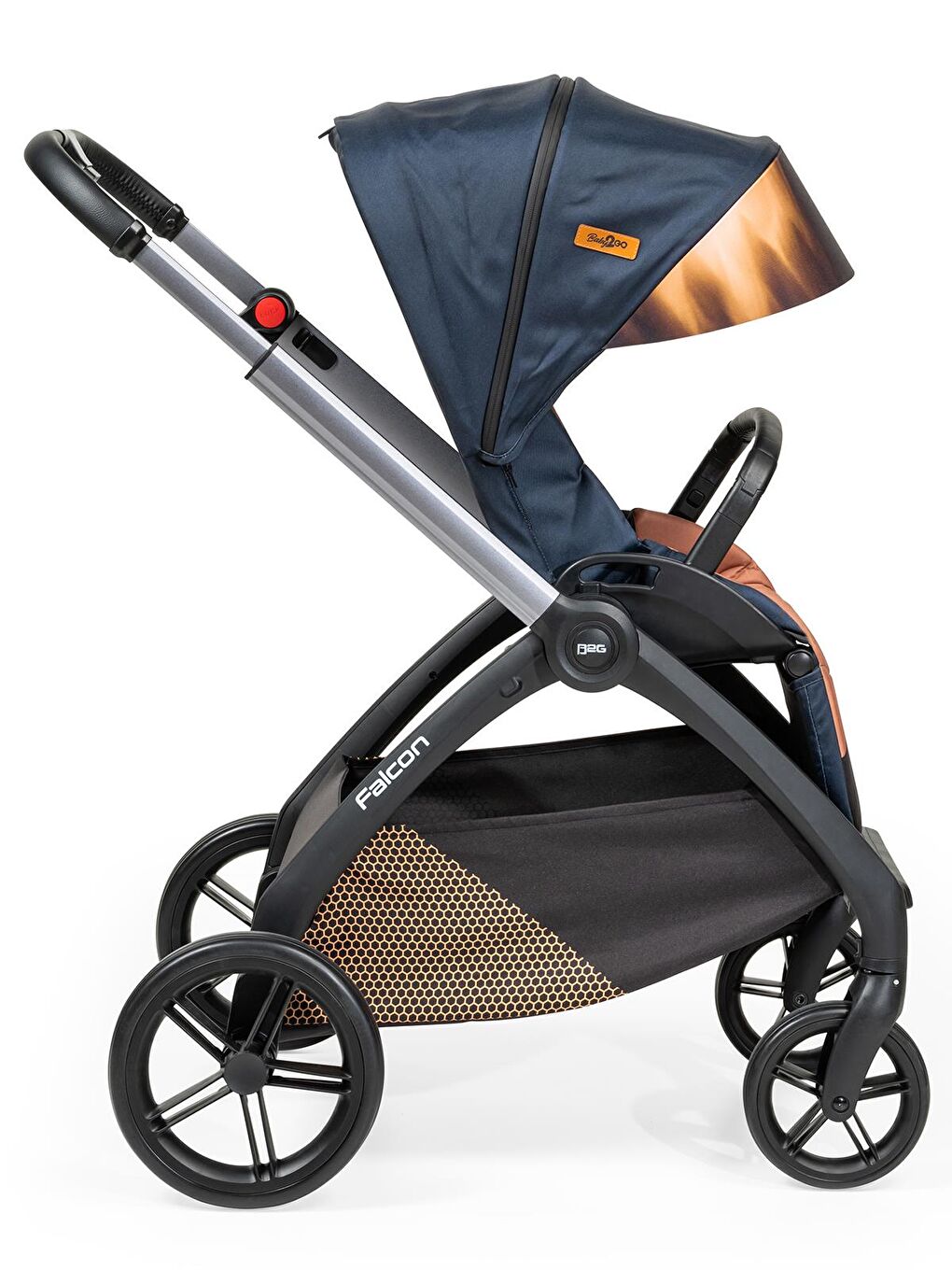 Falcon Travel Sistem Bebek Arabası - Gri Standart-1