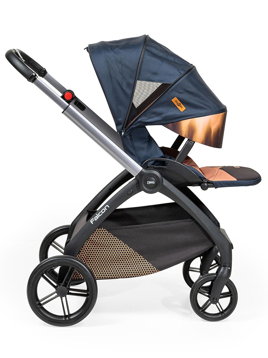 Falcon Travel Sistem Bebek Arabası - Gri Standart-2