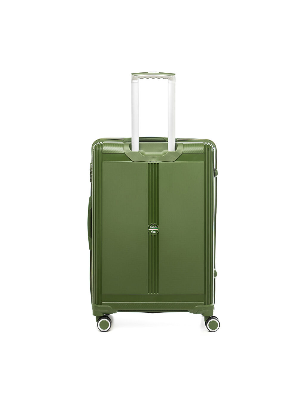 Yeşil Unisex JMY8101.05 PP Silikon Valiz Büyük Boy 78 x48x32cm Haki-2