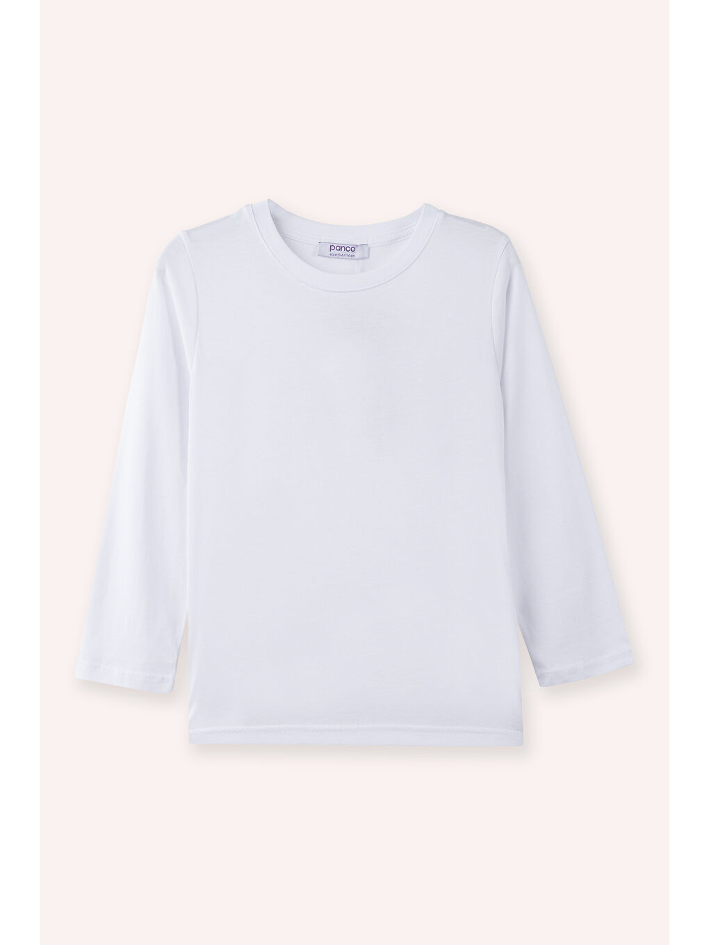 Erkek Çocuk Uzun Kollu Beyaz Tişört