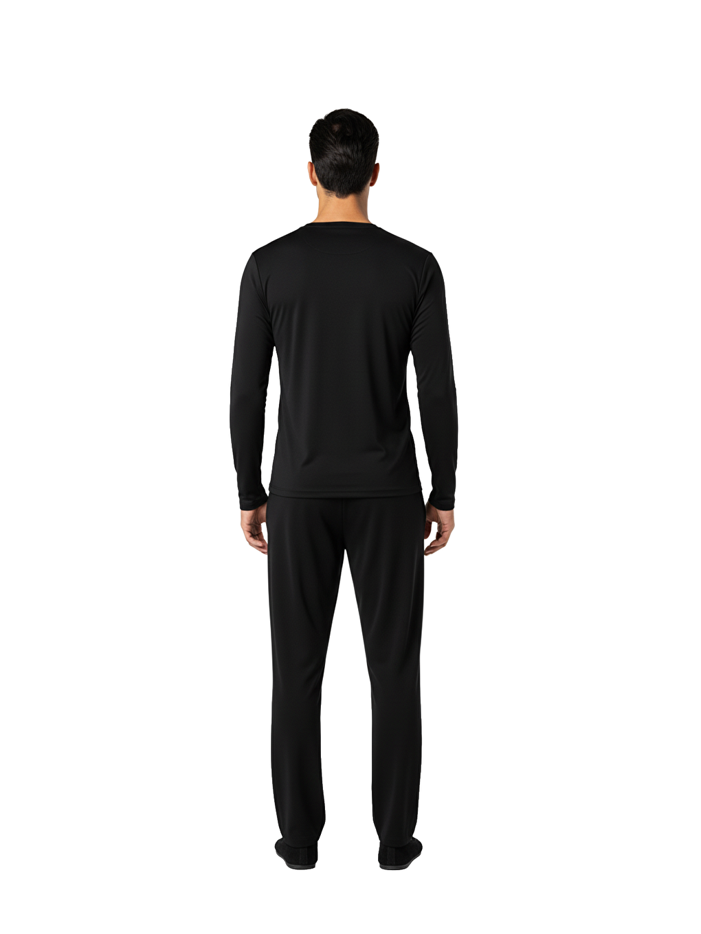 Siyah Maschio Pamuk V Yaka Pijama Takımı SİYAH-2
