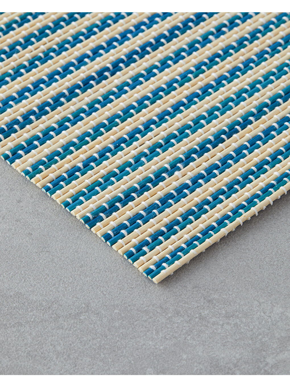 Serene Bambu 4'lü Amerikan Servis 30x45 cm Pembe - Mavi-1