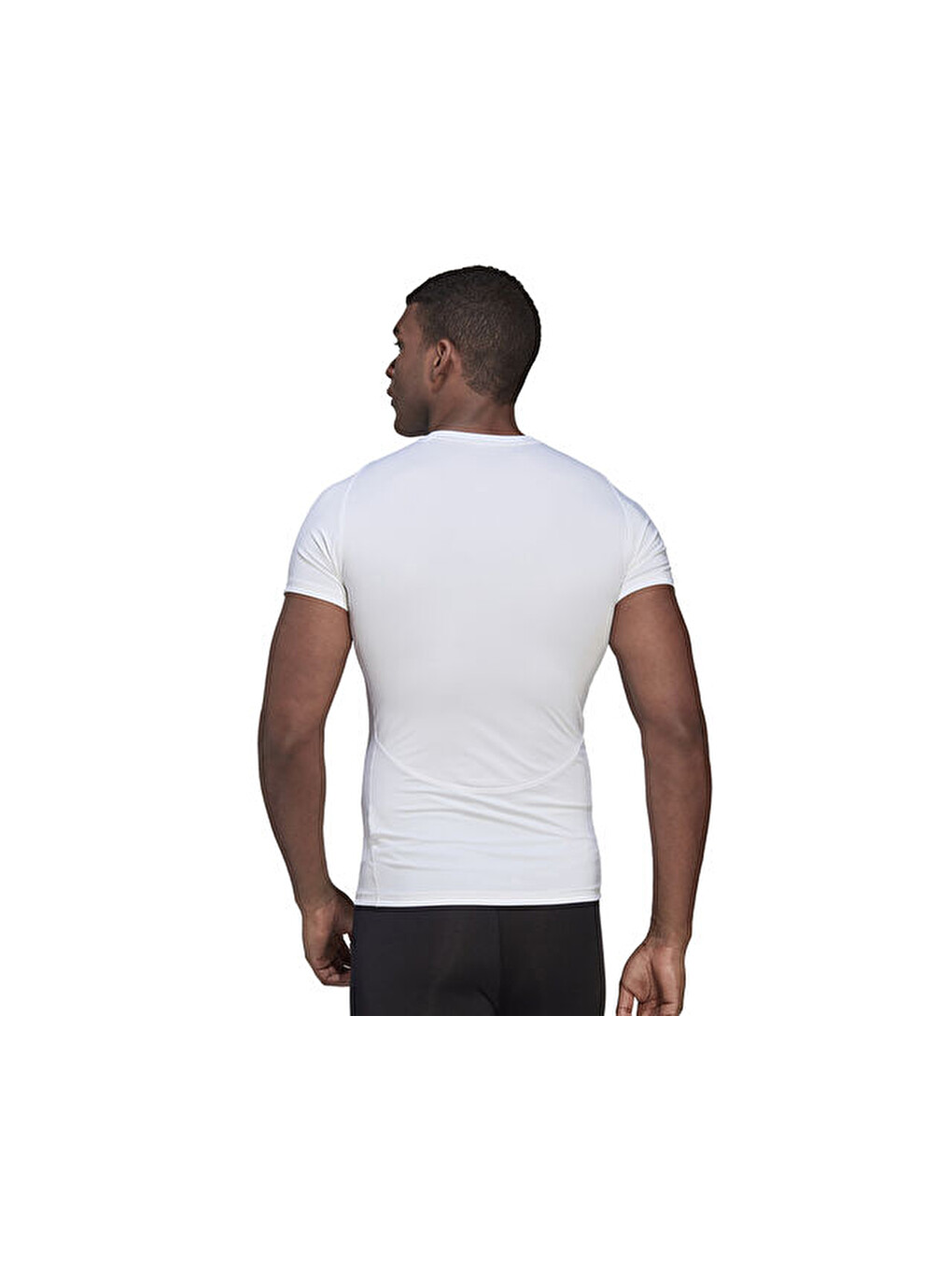 Tf Tee Erkek Antrenman Tişörtü Hk2335 Beyaz-1