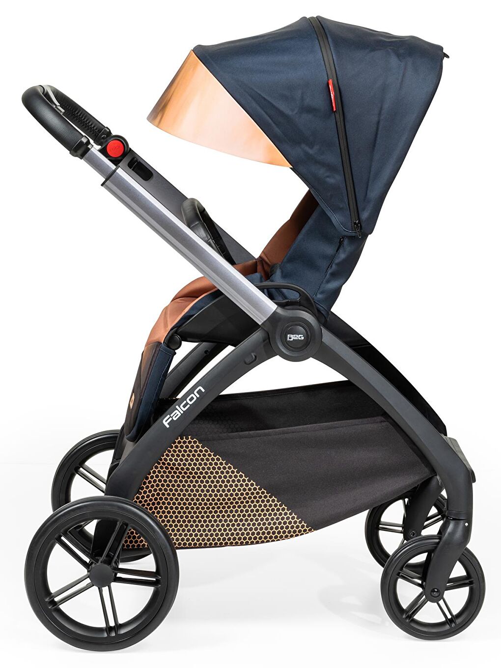 Falcon Travel Sistem Bebek Arabası - Gri Standart-7