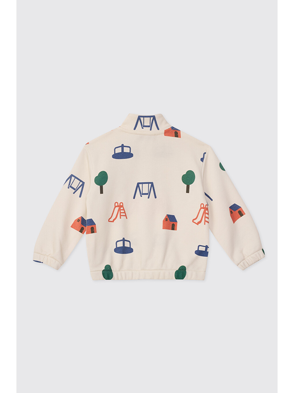 Erkek Bebek Bej Sweatshirt-1