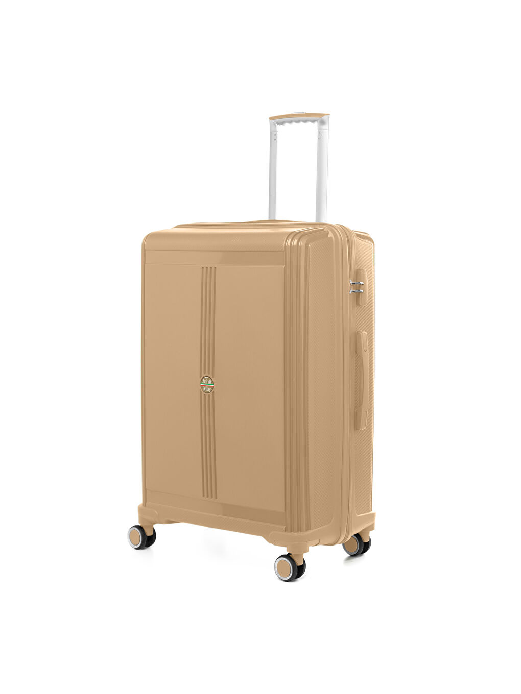 Bej Unisex JMY8101.06 PP Silikon Valiz Büyük Boy 78 x48x32cm Vizon-1