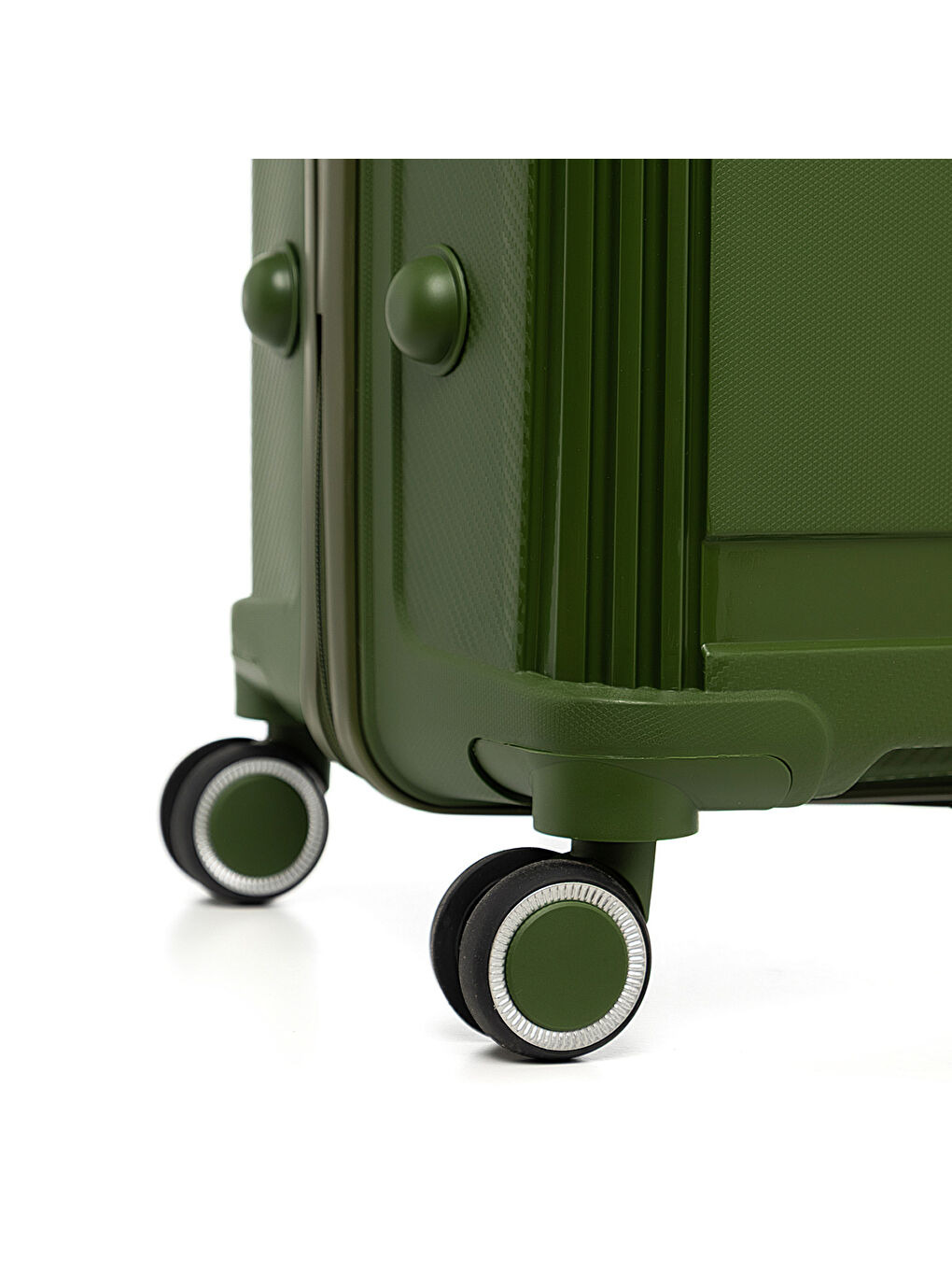 Yeşil Unisex JMY8101.05 PP Silikon Valiz Büyük Boy 78 x48x32cm Haki-5