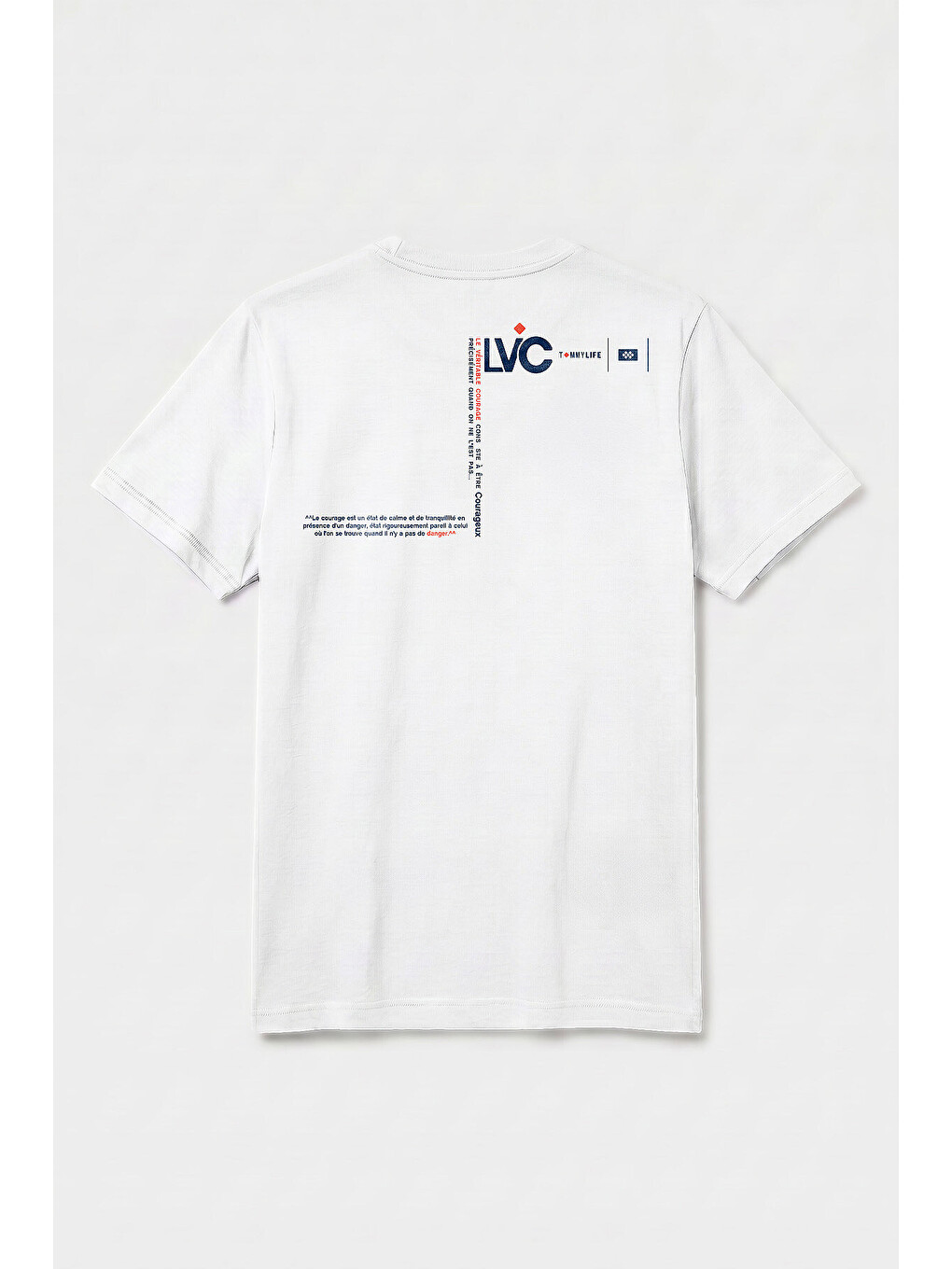 Beyaz Standart Fit Baskılı Kısa Kollu T-shirt - 88440-1