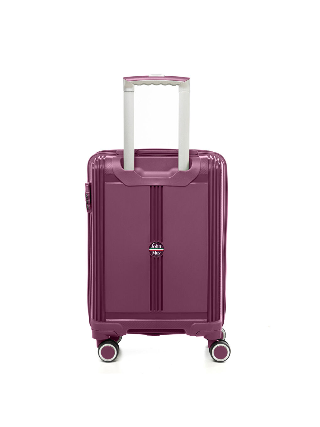 Unisex JMY8101.09 PP Silikon Valiz Küçük Boy 57x35x25cm Mor-2